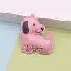 Llavero creativo de perro para coche con impresión a doble cara, colgante para mini bolso para hombres y mujeres, exquisito accesorio de llavero de cachorro