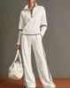 Moda europea y americana para mujer 2026, tienda independiente de Amazon, chaqueta casual con cremallera de otoño y conjunto de ropa deportiva, atuendo de dos piezas para mujer