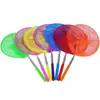 Rede de mergulho pequena infantil balde pequeno dobrável colorido rede para insetos rede para borboletas rede de bolso para pegar insetos rede de pesca pequena telescópica de aço inoxidável