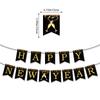 Transfronterizo 2024 Nuevo Banner Feliz Año Nuevo FELIZ AÑO NUEVO Alfabeto Fuegos Artificiales Bandera para Jalar Venta al por Mayor Personalizado