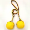 Juguete eva para mascotas al por mayor pelota para mascotas pelota de entrenamiento para perros pelota de entrenamiento para perros juguete para mascotas pelota de cuerda resistente a mordeduras palo para bruxismo