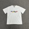 Serie Básica de Camisetas de Manga Corta con Estampado de Logotipo de Letra Fantasma para Parejas en Comercio Exterior