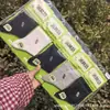 Calcetines de Algodón de Malla Casual Buyun Carnival para Hombre de Media Pantorrilla Calcetines de Algodón Desodorantes Costura Sin Costuras Hechos a Mano 26 Verano