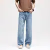 Jeans Reto Lavado Retro de Lyocell de Alta Qualidade para Homens, Novidade Primavera 2026 Calças Cleanfit Estilo Americano