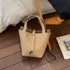 2026 Nuevo Modelo Bolso de Mano de Alta Gama Tipo Cubo para Mujer, Bolso Cruzado Elegante y Versátil, Bolso de Hombro Exquisito y de Moda
