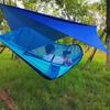 Hamaca Antimosquitos Columpio de Apertura Rápida Nailon Red para Mosquitos Estilo Camping al Aire Libre Patio Antidesgarro Tela de Paracaídas Doble Antivuelco