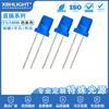 F5/5MM cabeza plana con color lateral color de cabello LED en línea luz indicadora perla pata larga pata corta luz de encendido tubo secundario emisor de luz