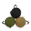 Monedero Molle al por mayor para hombre, militar, cremallera, bolsa para auriculares, deportes, exterior, táctico, redondo, mini tarjetero, mujer
