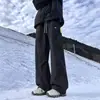 Pantalones Softshell Curvos a Prueba de Agua, Polvo y Golpes Dopamine para Exteriores, Tendencia Otoñal de Pierna Ancha Elásticos de Moda Casual Deportivos Largos