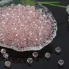Cuentas de Rueda de Vidrio Facetado de 6 mm, Cuentas Sueltas de Cristal Brillante, Accesorios de Joyería Hechos a Mano para DIY, Cuentas de Vidrio Iridiscente Aurora