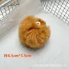 Pelota de Color de Felpa Imitación Pelo de Conejo 5cm Muñeca Esférica Accesorios Diadema Tocados Ropa Accesorios DIY Pequeños Adornos Colgantes