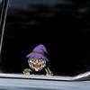 Nuevas Pegatinas de Halloween para Carrocería de Coche Nuevo Transfronterizo Fantasma Bruja Decoración de Coche Pegatinas de Coche Pvc Autoadhesivas