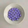 Material ecológico cuentas en espiral cuentas de agujero recto accesorios para llavero cadena de teléfono hecha a mano DIY materiales para joyería cuentas sueltas