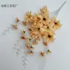 Dalia Simulada de 5 Pétalos, Decoración de Interiores para el Hogar, Flores Artificiales, Materiales Florales para Bodas, Arreglos Florales al por Mayor, Paisajismo de Bonsái