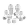 Conexões de tubo de água de PVC joelho de três vias de quatro vias adaptador de água superior e inferior de 3 pontos tubo de plástico 16mm tampa de tubo com enchimento de núcleo