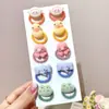 Faixa de Cabelo Pequena Fofa para Polegar de Bebê Não Machuca o Cabelo Elástico de Borracha Infantil Acessórios de Cabelo para Bebê Meninas