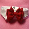 Boda NC Collar Ajustable Productos para Mascotas Celebración de Boda Versátil Gatos y Perros Corbata Decorativa Atractiva Nudo de Corbata