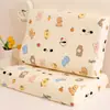 Funda de Almohada de Látex para Niños Individual 30X50 Algodón Puro Funda para Núcleo de Almohada Viscoelástica Adulto 40X60 Paquete Doble