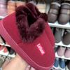 Chinelos de Algodão LeTou Femininos de Inverno Quentes com Solado Grosso e Sapatos Mao Mao Internos Antiderrapantes para Casa Chinelos Masculinos Espessos de Pelúcia