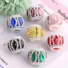 Accesorios para Pulseras DIY, Joyería para Mejorar la Fortuna, Cuentas de Agujero Recto, Cadena para Teléfono DIY, Llavero, Accesorios para Cadena de Bolsos