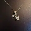 Estilo Fresco y Elegante, Lujo Ligero, Diseño de Nicho, Colgante de Estrella, Cadena para Clavícula, Personalizado para Mujer, Collar de Moda y Exquisito