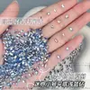 Mini Strass Pequenos de Fundo Plano na Cor Azul Claro Misturados Atacado para Decoração de Nail Art