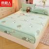 Nanjiren Terciopelo de Copo de Nieve Terciopelo de Doble Cara Cubierta de Cama Pieza Única Invierno Espesa Cubierta de Cama Cubierta Completa Sábana Protectora de Colchón