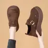 Mocasines Birkenstock de Suela Gruesa para Mujer, Nuevo Estilo Otoño 2026, Zapatos Versátiles de Altura Creciente para Mujer