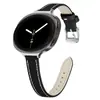 Adequado para pulseira de couro nova do Samsung Watch 8/9, pulseira de relógio de couro de cauda pontiaguda universal para Watch 8 Classic
