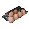 Embalagem de bandeja para ovos de plástico espessado 8 caixas de ovos transparentes para animais de estimação, caixa de embalagem blister, bandeja inferior, fabricantes de atacado
