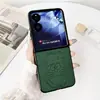 Funda de Dibujos Animados a la Moda para Xiaomi Mix Flip 2, Plegable, Nueva Textura de Cuero, Estilo Minimalista Ins, Protección Anti-Caídas