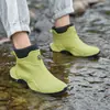 Transfronterizos Nuevos de Combinación Perfecta de Caña Corta para Amantes Mujeres Botas de Lluvia Moda Cuatro Estaciones Exteriores Hombres Botas de Lluvia Cálidas Antideslizantes Zapatos de Agua
