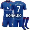 2627 Jersey Nuevo para Hombre L Sin Número. 10 Cunha Ronaldo Uniforme de Fútbol M Conjunto de Liga Diablos Rojos Mbombo Visitante Azul