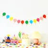 # Festa de Aniversário Feliz Crianças Primeira Festa de Aniversário Decoração Bandeira de Aniversário Cordão de Bandeirinhas Cenário Layout Bandeira Pendurada Bandeira Colorida Lote