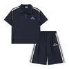 Conjunto de Verano para Niños con Media Cremallera de Secado Rápido y Manga Corta Estilo Nuevo 2026 Ropa para Niños de Edad Media y Mayor Ropa Infantil para Ciclismo al Aire Libre