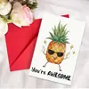 Selección de Colección de Tarjetas de Agradecimiento, Juego de Tarjeta de Felicitación con Sobre, Mensajes Escritos a Mano, Bendiciones, Tarjetas Plegables con Texto