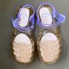 Meninas Sandálias Verão Novo Transparente Princesa Sapatos Noivo Infantil Sapatos Geléia Sapatos Meninos Buraco Sapatos Sandálias de Praia