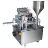 Máquina de Enchimento e Selagem Automática de Copos Yefan Máquina de Selagem para Bebidas de Chá de Leite Leite de Soja Máquina de Selagem para Copos de Papel Copos de Plástico Máquina de Enchimento