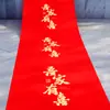 Tapete Vermelho de Casamento Decoração Descartável para Casamento Montagem de Cena de Casamento com Caractere Vermelho Dupla Felicidade, Espessado para Escadas e Sala de Estar