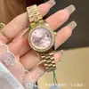 Reloj Serie Datejust 28mm Moderno y a la Moda Rolex Reloj para Mujer Reloj de Cuarzo con Bisel de Diamantes y Esfera de Diamantes Reloj Datejust para Mujer