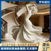 Esculturas de Arte para Jardim em Fibra de Vidro em Estoque, Esculturas Decorativas Criativas Abstratas para Exterior para Locais Panorâmicos, Fabricação Personalizada de Fábrica