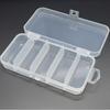 Caja de accesorios para pesca, anzuelos, señuelos pequeños, 5 compartimentos, al por mayor, gratis