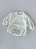 Comercio Exterior Ropa Infantil Pelele de Bebé Otoño e Invierno Ropa para Gatear de Bebé Sudadera de Algodón Engrosada con Forro Polar Mono de Bebé