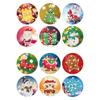 Amazon Nuevo Adhesivo de Diamantes Navideño 5d DIY Pintura de Albañilería Pintura Decorativa Festiva para Vacaciones Adhesivo Aleatorio