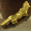 Tigre de Montanha de Latão Puro 33cm de Comprimento Grande Ornamentos de Tigre de Cobre Dinheiro Tigre de Metal