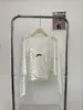 Vestido de Baile com Bolinhas Ruoxin, Camisola com Laço para Mulheres, Emagrecedor e Versátil, Conjunto de Duas Peças Cardigã com Bolinhas para Outono