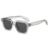 Nuevas gafas de sol cuadradas clásicas europeas y americanas para hombre y mujer, con detalles de remaches, modernas y versátiles, gafas de sol personalizadas para exteriores casuales