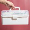 Caja de Medicamentos Caja de Primeros Auxilios Caja Médica Caja de Almacenamiento para Herramientas de Arte de Estudiantes Papelería de Pintura Caja de Almacenamiento Multifuncional Portátil