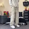 Pantalones de hombre de moda con estampados integrales, estilo high-street, geniales y elegantes, pantalones largos casuales, pantalones anchos holgados, marca de moda, exportación para hombres