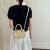 Bolso de Mano de Moda Tendencia Bolso Cuadrado Pequeño Nuevo Primavera/Verano 2026 Bolso de Hombro Versátil con Hermoso Diseño en Relieve Bolso Cruzado de Alto Valor